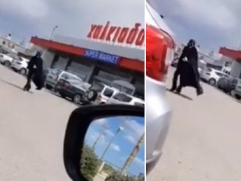 ΧΑΝΙΑ: Στο σούπερ μάρκετ ντυμένος «Darth Vader»! (video)
