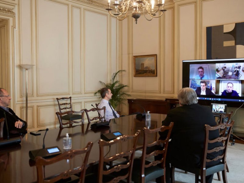 Πρώτη σύσκεψη υπό τον Πρωθυπουργό Κυριάκο Μητσοτάκη με την πλατφόρμα e:Presence