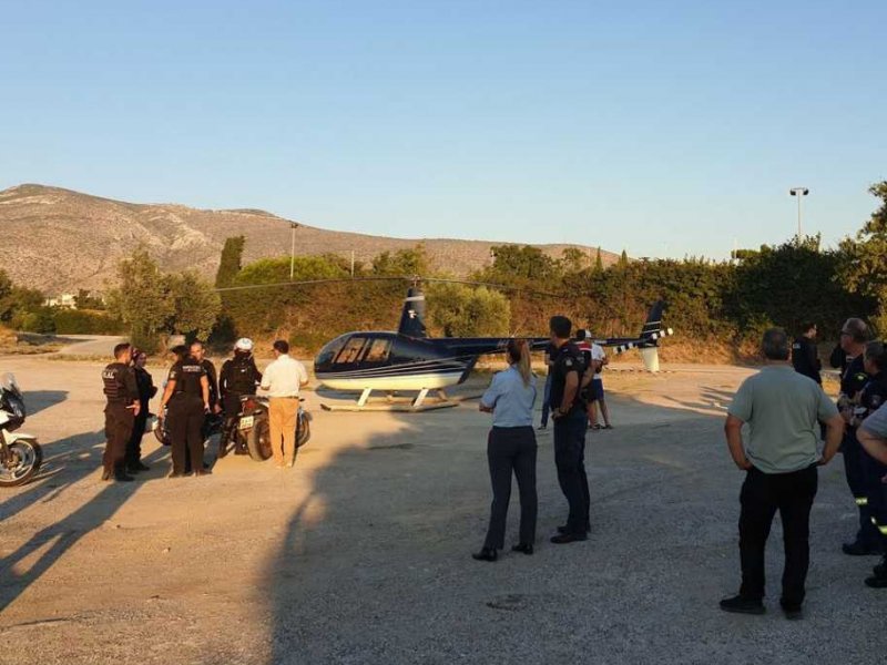 Γλυφάδα: Δεν πάμε καλά.. Eλικόπτερο προσγειώθηκε σε κατοικημένη περιοχή!