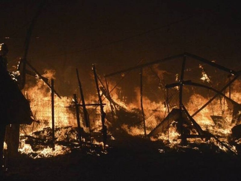 Συνελήφθησαν οι εμπρηστές του ΚΥΤ της Μόριας