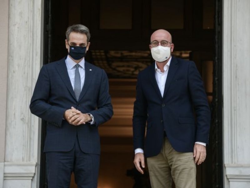 Οι δηλώσεις Μητσοτάκη – Σαρλ Μισέλ μετά τη συνάντησή τους στην Αθήνα