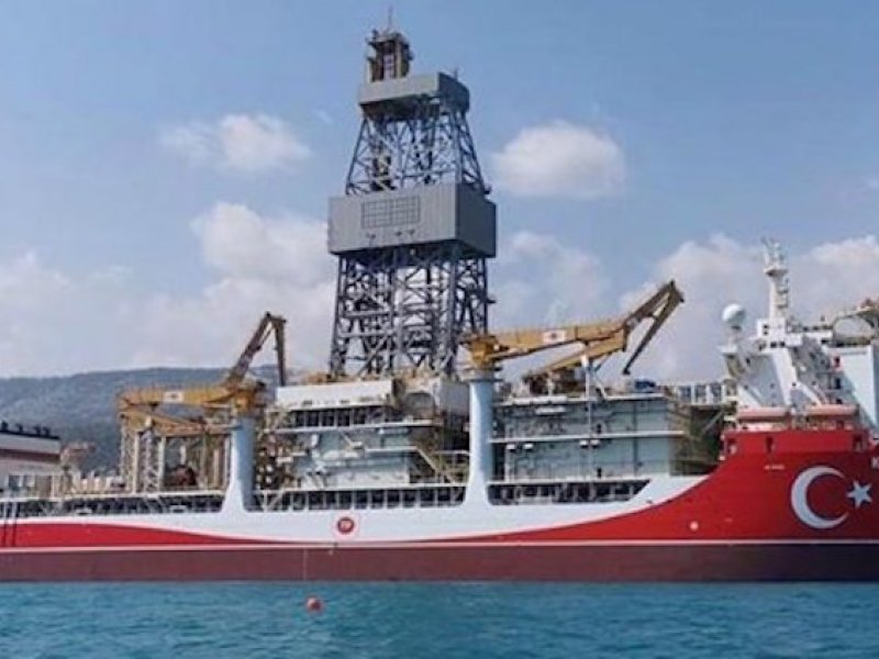 Το τουρκικό γεωτρύπανο Kanuni νοτίως του Καστελόριζου