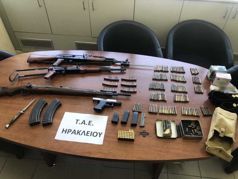 Σύλληψη Έλληνα για οπλοκατοχή στην Κρήτη