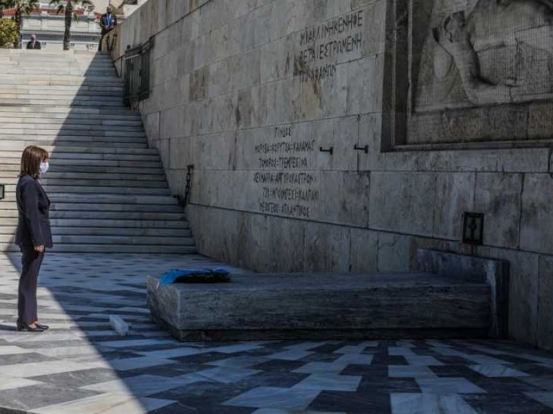 Επέτειος 25ης Μαρτίου - Κατερίνα Σακελλαροπούλου: «Το παράδειγμα των αγωνιστών του ’21 μας εμπνέει» (Φωτογραφίες)