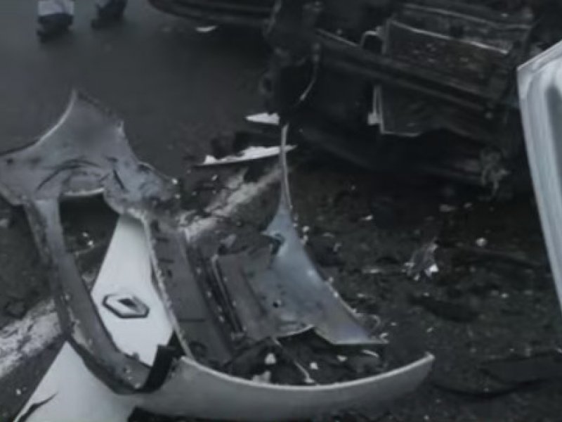 13 τραυματίες στην καραμπόλα δεκάδων οχημάτων