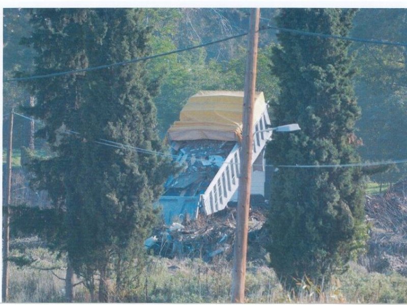 Έριχνε μπάζα δίπλα στα Ιαματικά Λουτρά της Θέρμης! (Εικόνες)