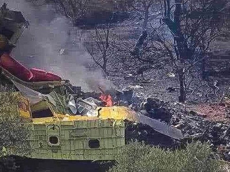Συνετρίβη καναντέρ στην Κάρυστο: Αγωνία για τους δύο πιλότους