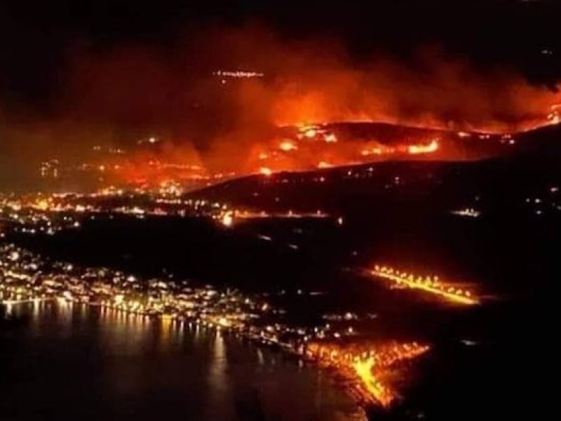 Ιτέα: Ολονύκτια μάχη των πυροσβεστών με τις φλόγες 